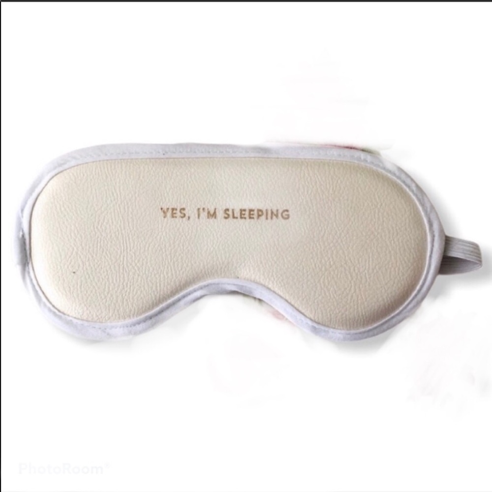 $10 Add on Off white coloured flirty sleep eye cheeky face mask